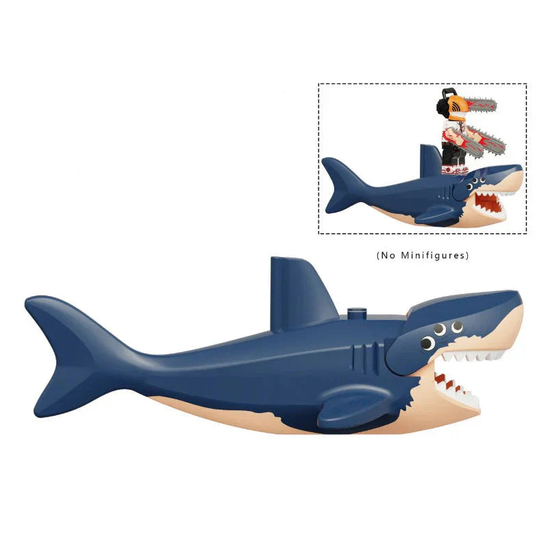 Beam Shark (Devil Form) Custom Chainsaw Man Anime Minifigure2