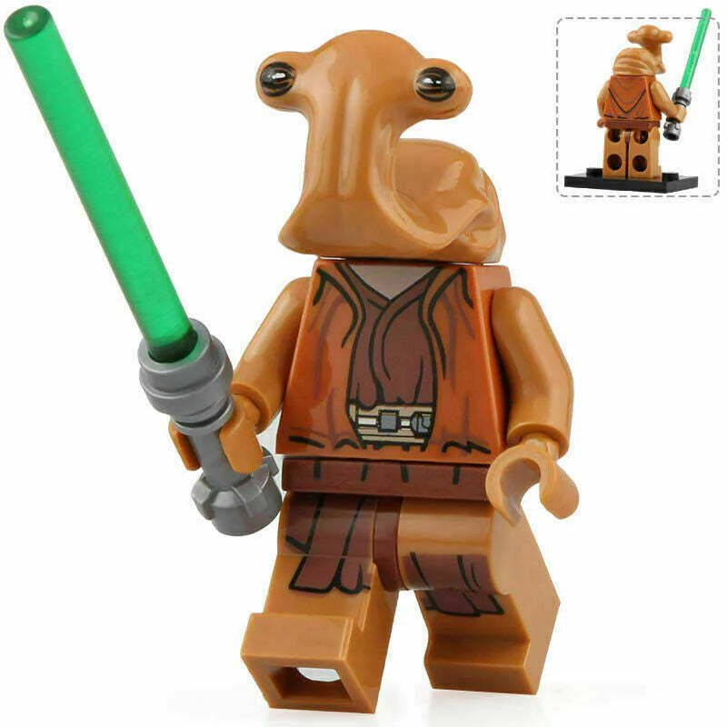 Roron Corobb Ithorian Jedi Master custom Star Wars Minifigure