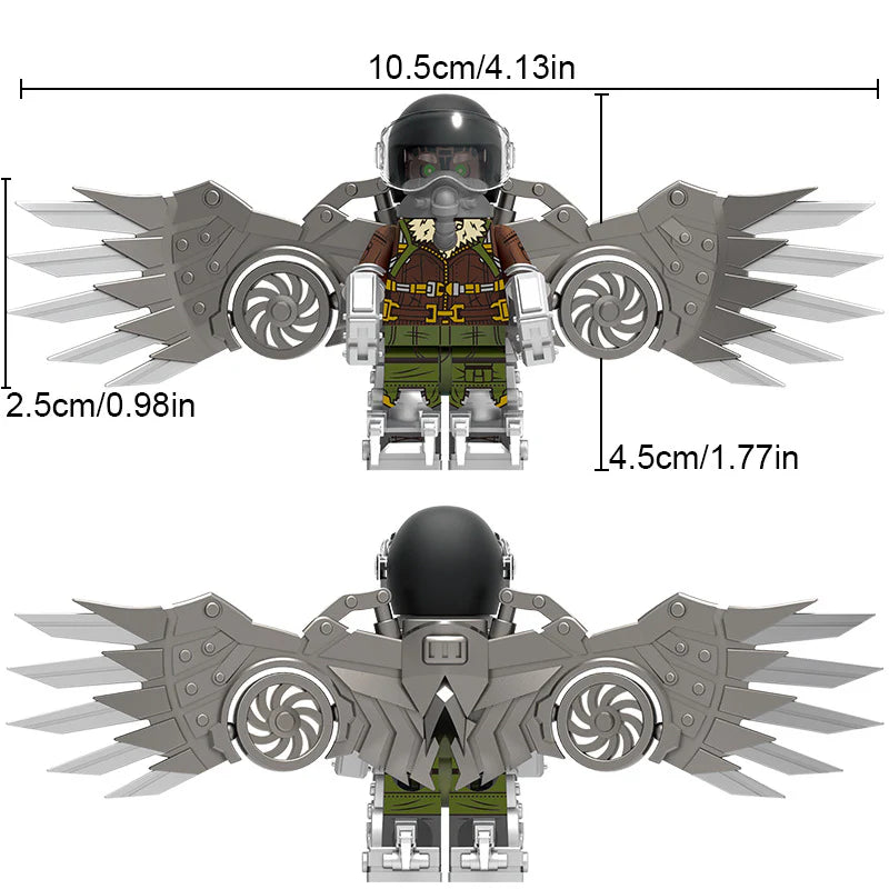 Vulture (MCU) Custom Marvel Superhero Minifigure