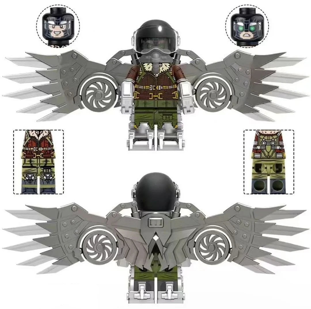 Vulture (MCU) Custom Marvel Superhero Minifigure