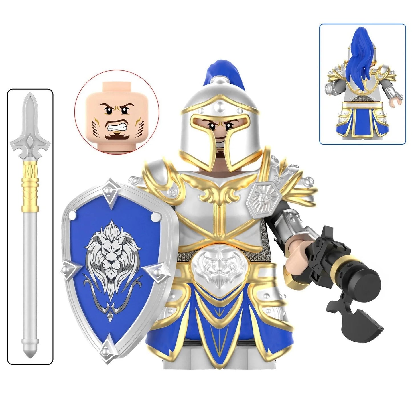 Stormwind City Guard Custom World of Warcraft Minifigure