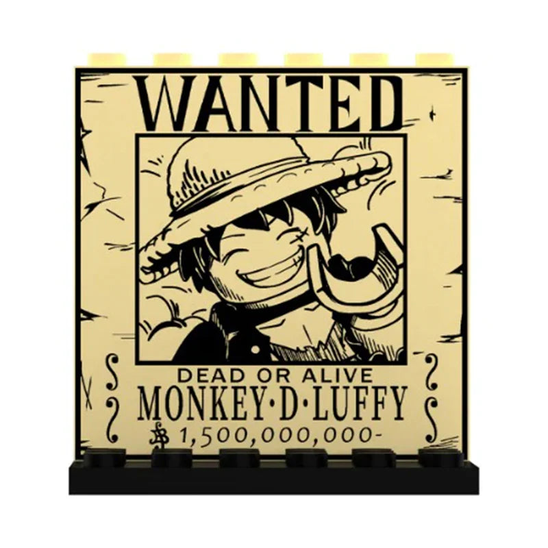 Luffy Custom One Piece Anime Minifigure