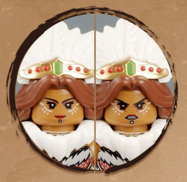 Zhu Rong Yue Barbarian Warrior Custom Minifigure