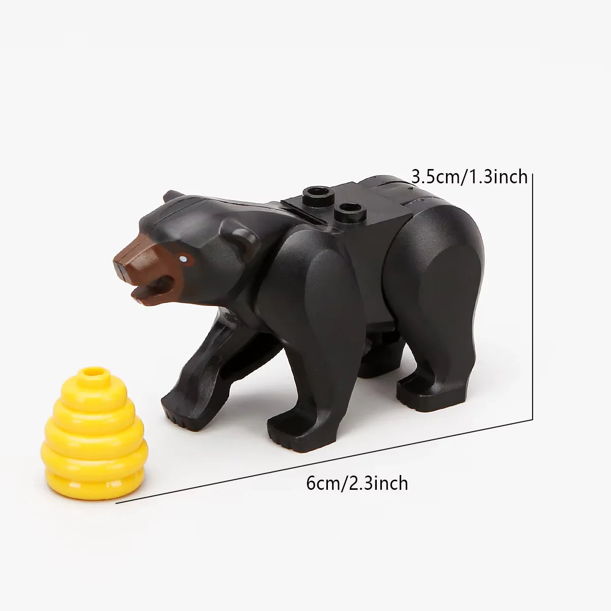 Black Bear Custom Animal Minifigure