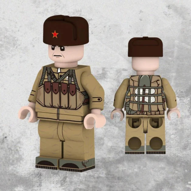 Soviet Military Soldier Custom Minifigure