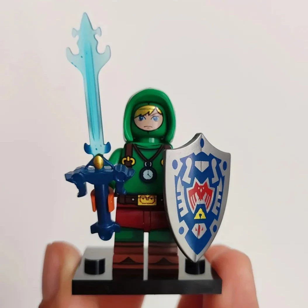 Link Hooded Legend of Zelda Custom Minifigure