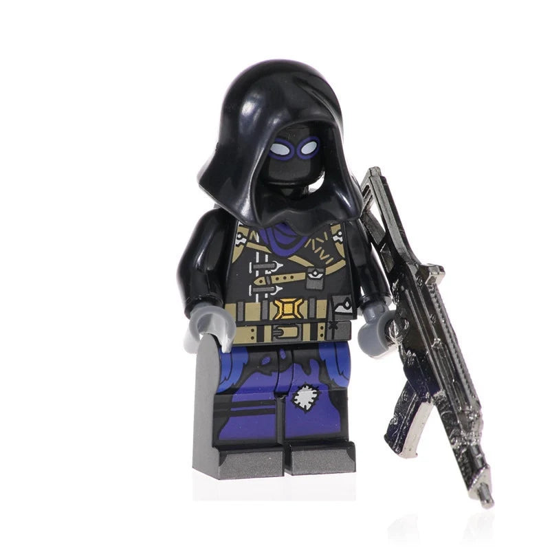 Raven Skin from Fortnite Custom Minifigure