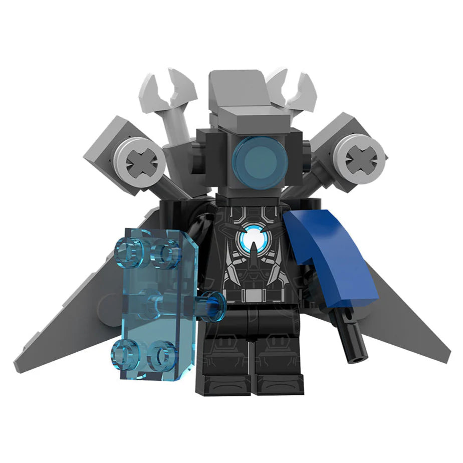 Upgraded Titan Cameraman Custom Skibidi Toilet Minifigure