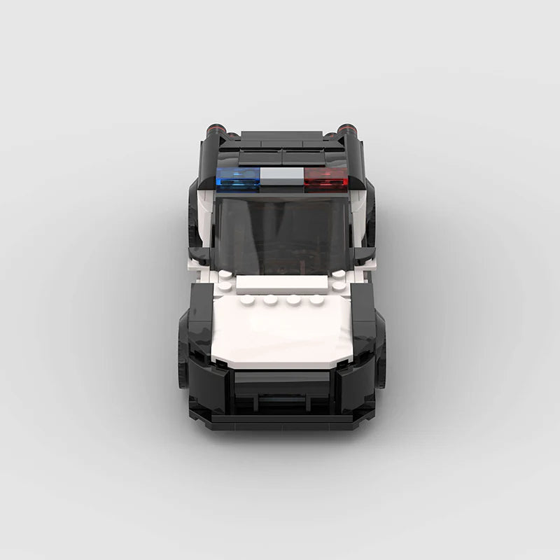 Police Patrol Car Custom Car MOC