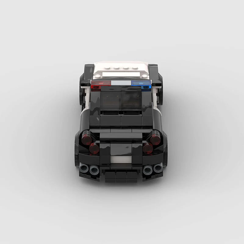 Police Patrol Car Custom Car MOC