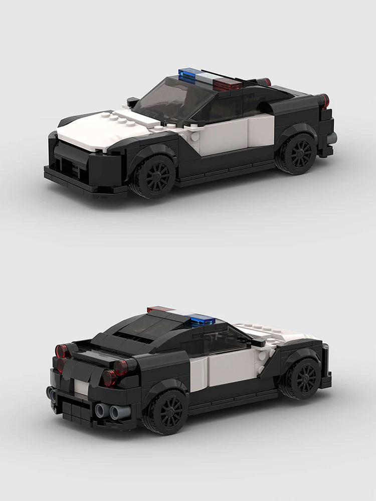 Police Patrol Car Custom Car MOC