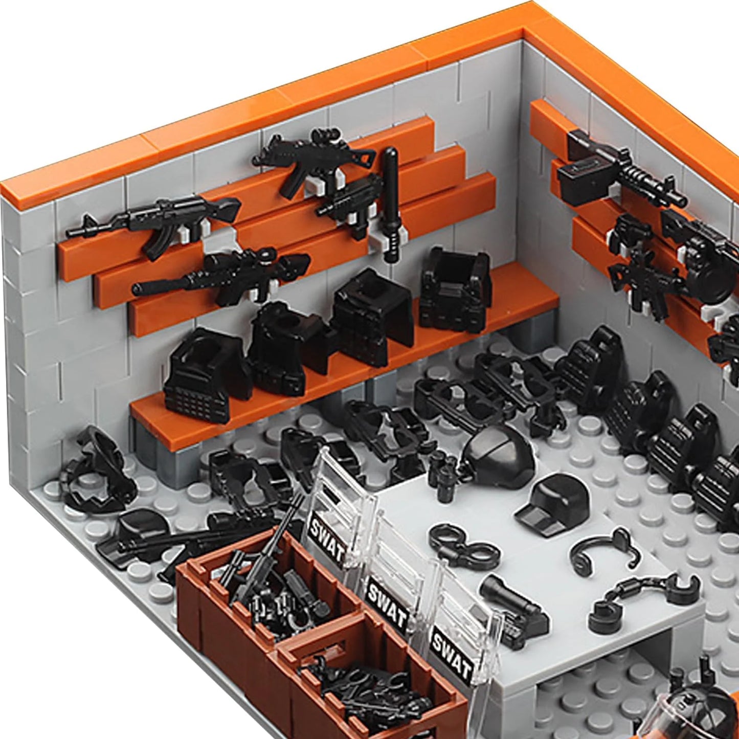 Armory Weapon Room Accessory MOC Set