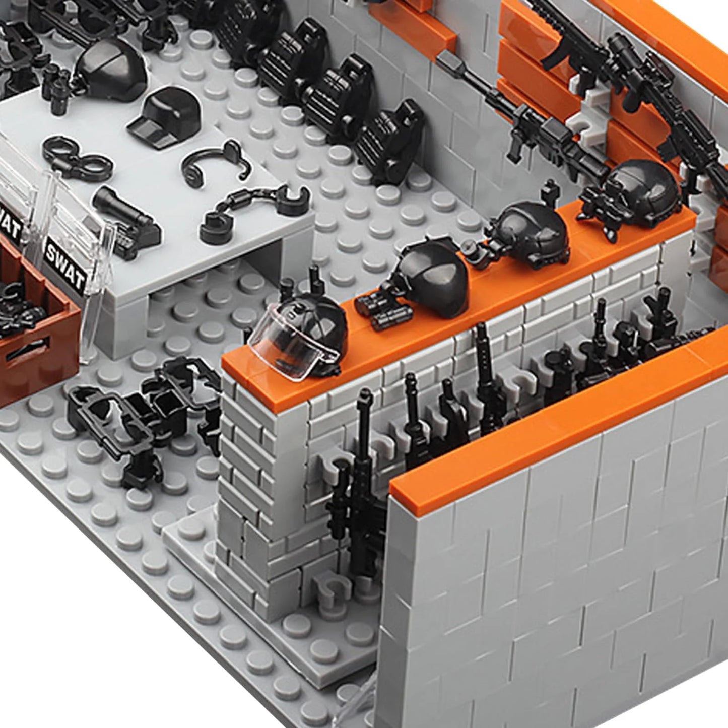 Armory Weapon Room Accessory MOC Set