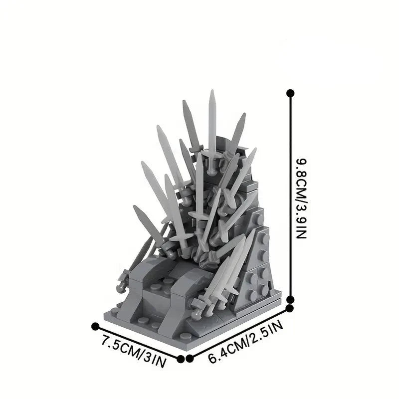 Game of Thrones Iron Throne MOC Build