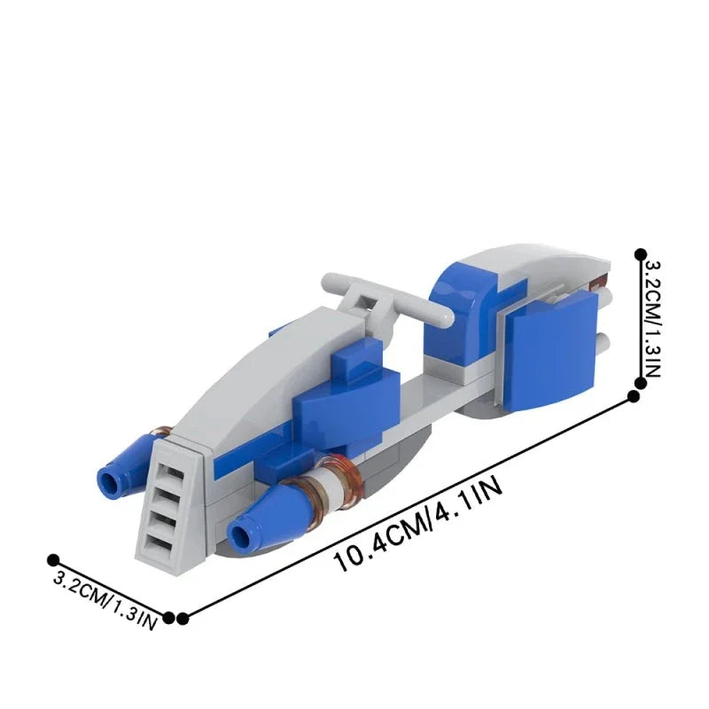 Patrol Speeder Bike with Stormtrooper Star Wars MOC