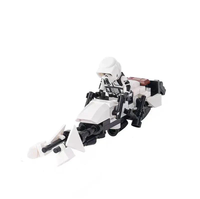 74-Z Speeder Bike with Scout Trooper Star Wars MOC