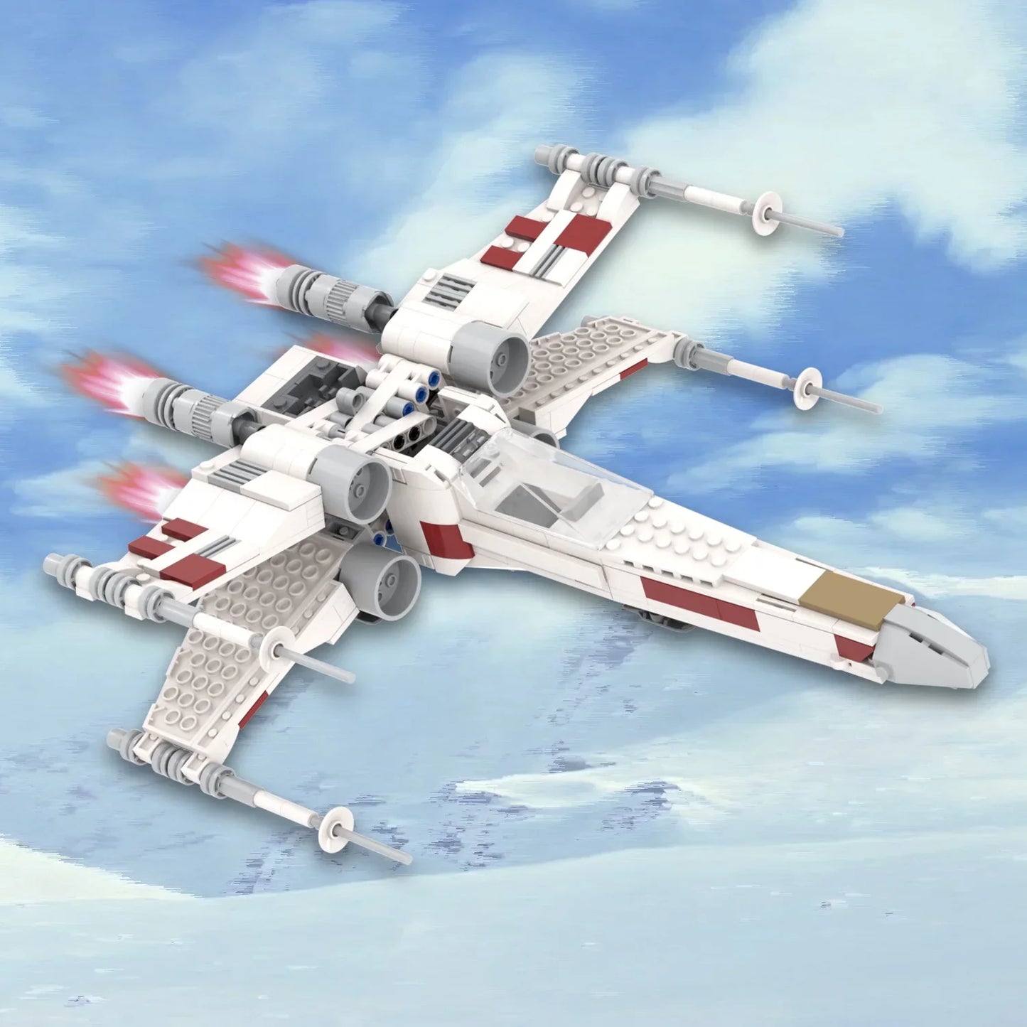 X-Wing Starfighter Custom Star Wars MOC