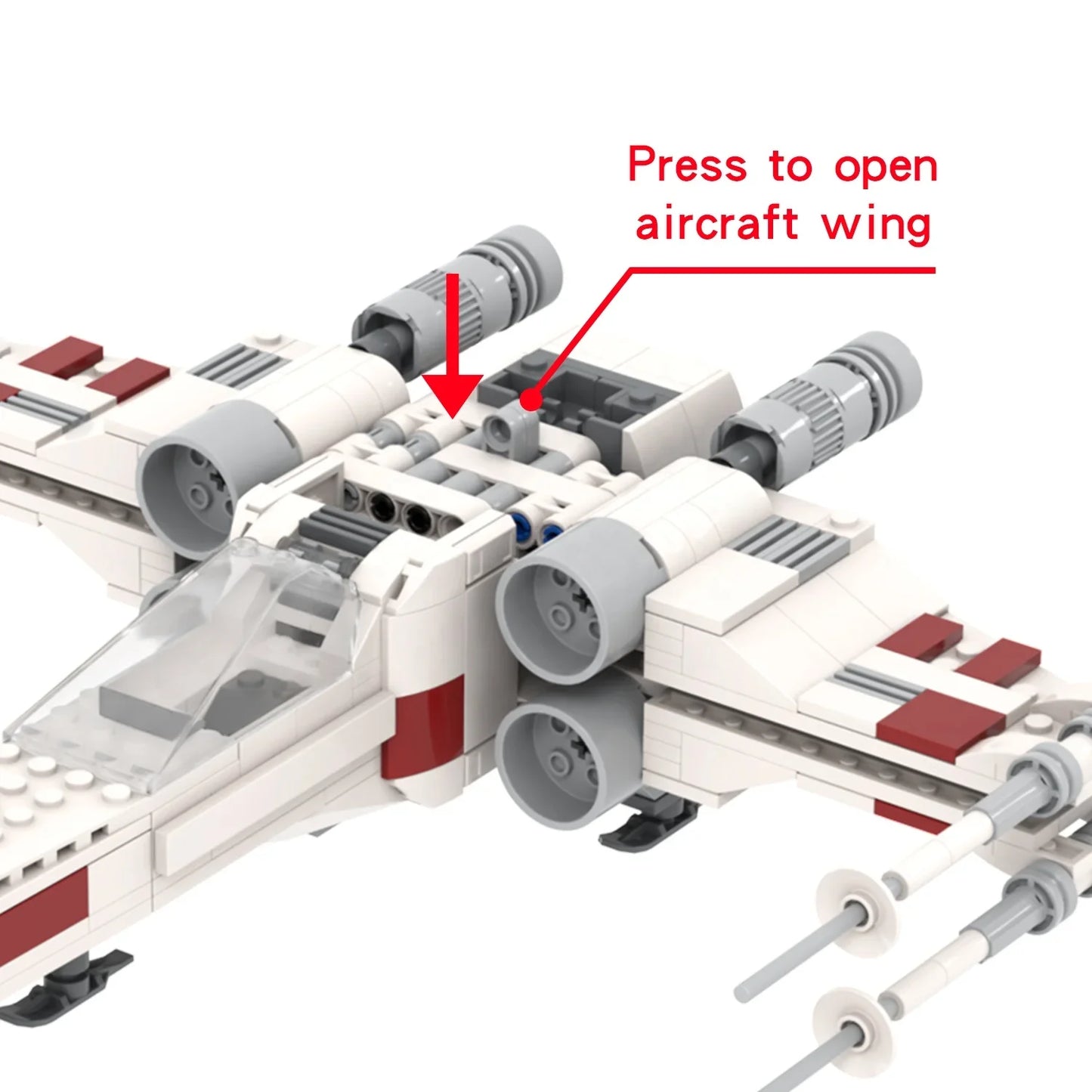 X-Wing Starfighter Custom Star Wars MOC
