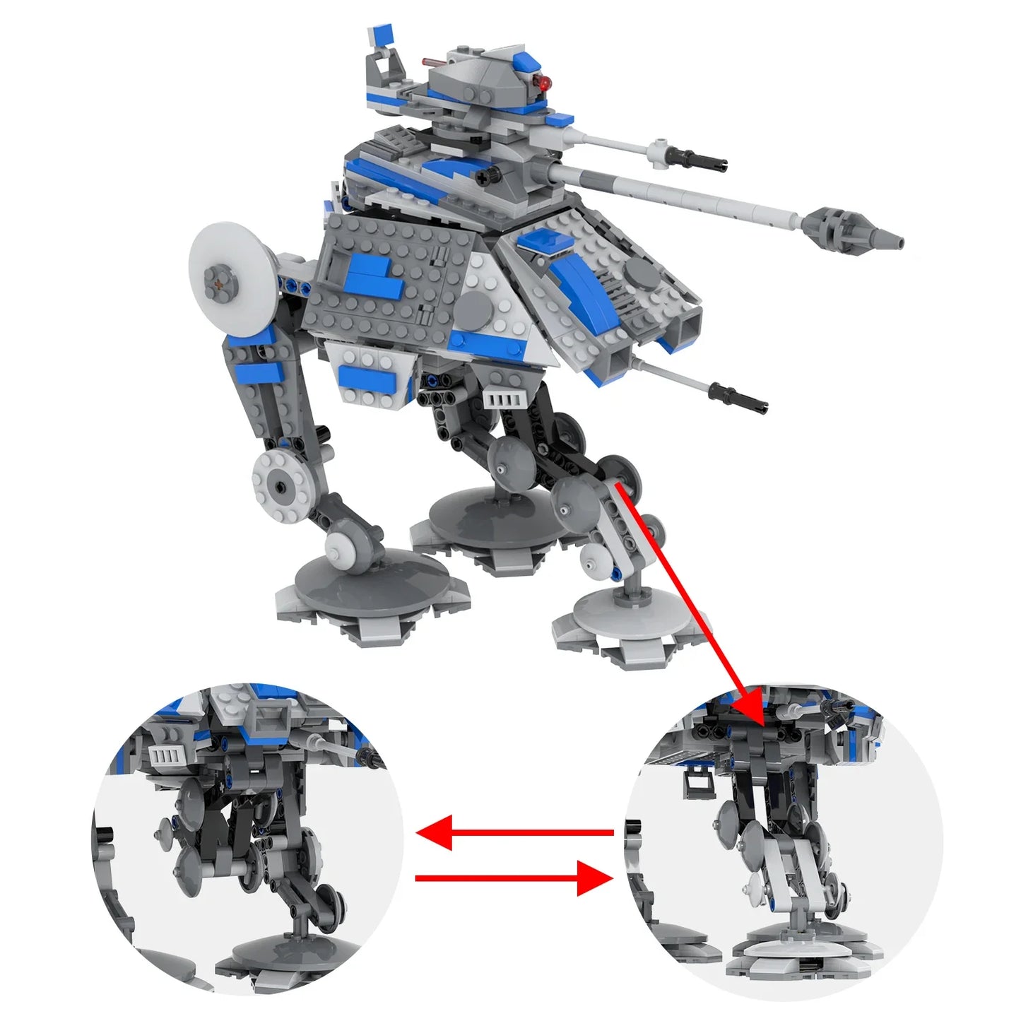 All Terrain Attack Pod (AT-AP) Custom Star Wars MOC