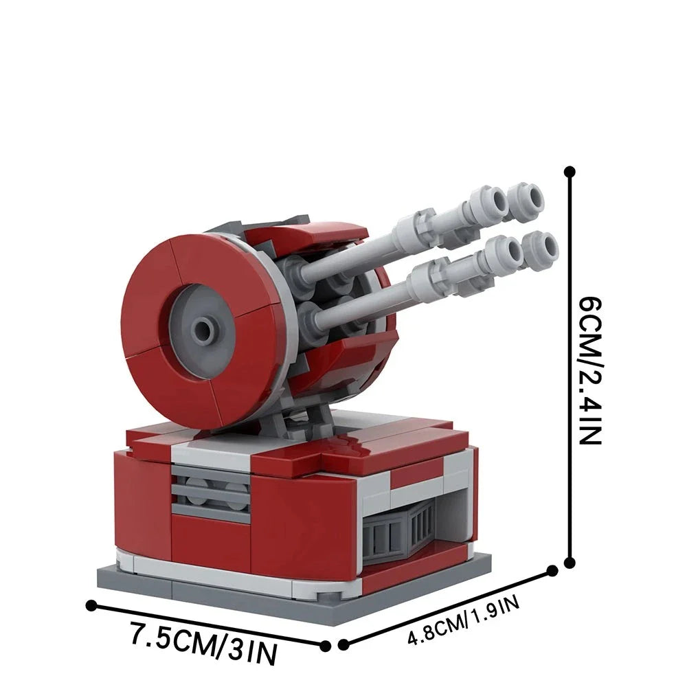 Anti-Aircraft Laser Cannon Custom Star Wars MOC