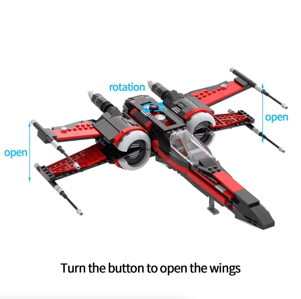 Inferno Squad X-Wing Fighter Custom Star Wars MOC