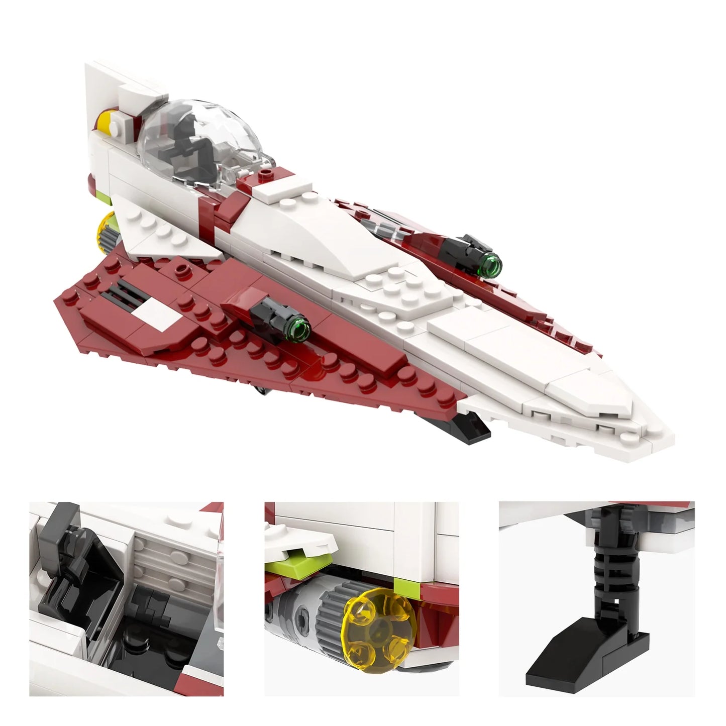 Jedi Starfighter Custom Star Wars MOC