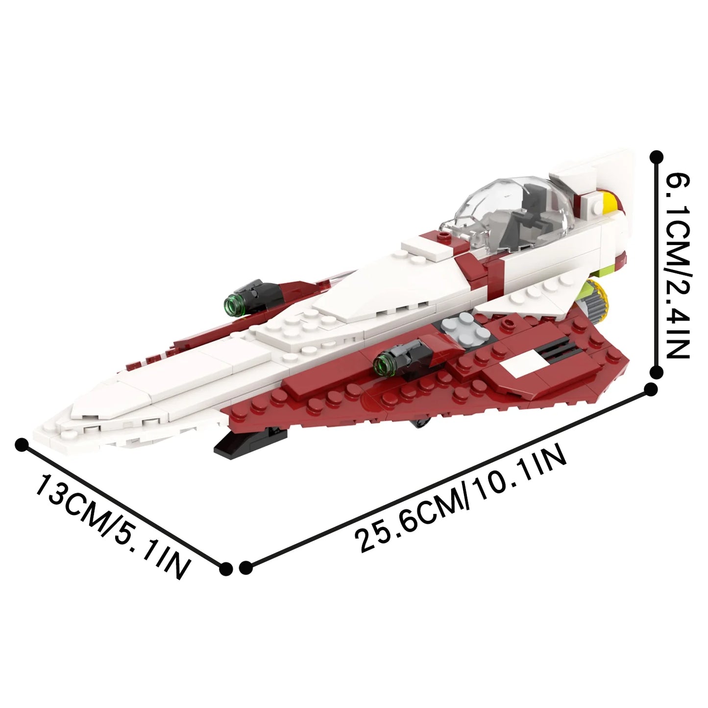 Jedi Starfighter Custom Star Wars MOC