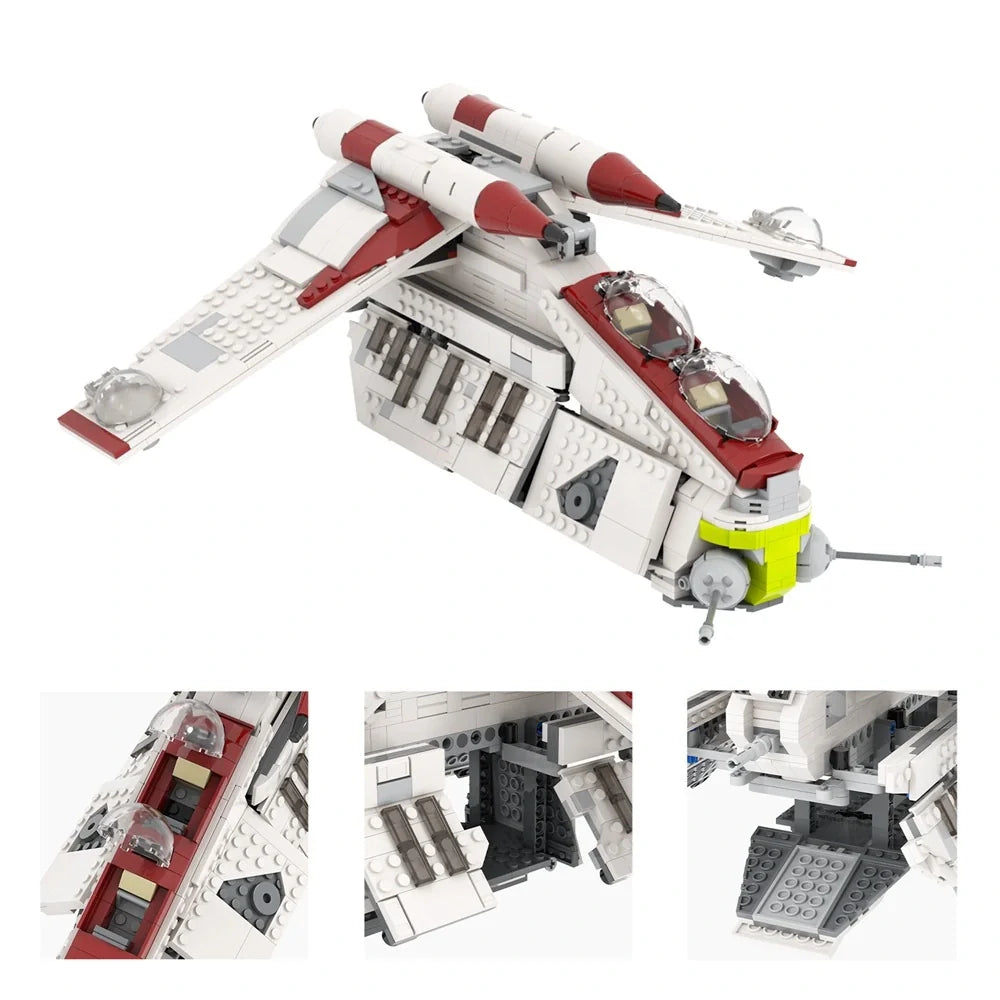 Republic Attack Gunship Custom Star Wars MOC