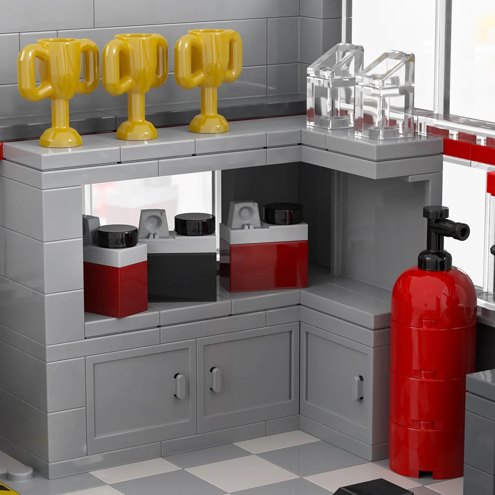 Car Repair Garage Custom MOC