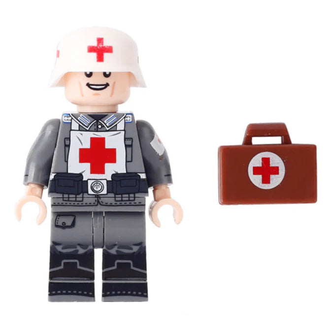 WW2 German Army Medic Soldier Custom Minifigure