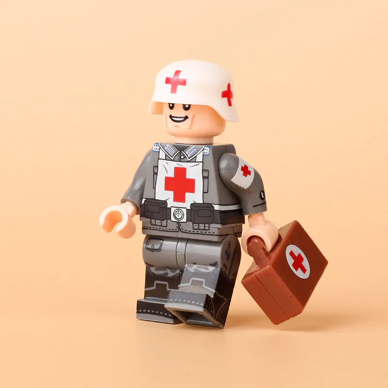 WW2 German Army Medic Soldier Custom Minifigure