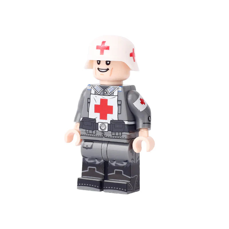 WW2 German Army Medic Soldier Custom Minifigure