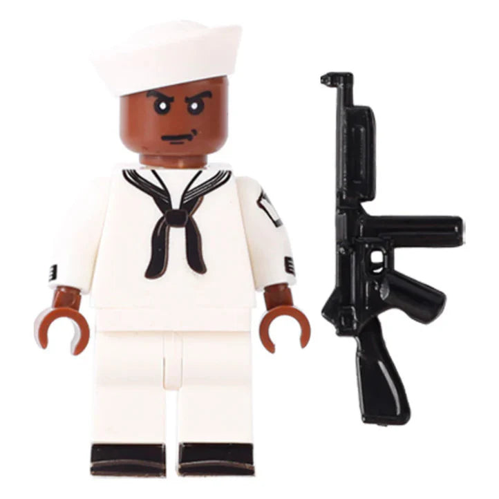 US Navy Sailor Soldier Custom Military Minifigure