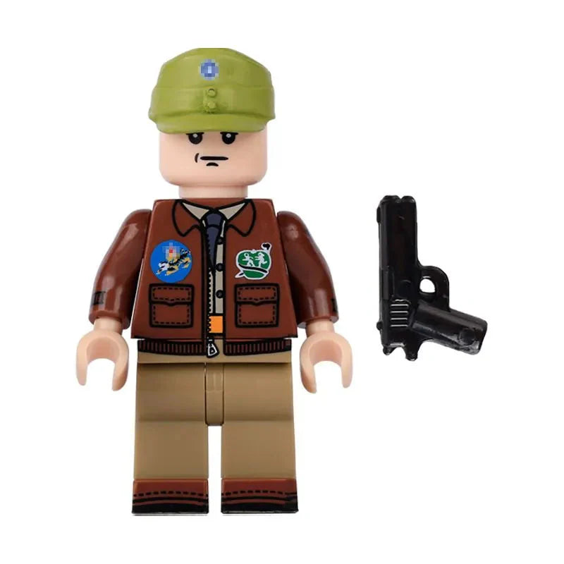 WW2 US Army Flying Tiger Soldier Custom Minifigure