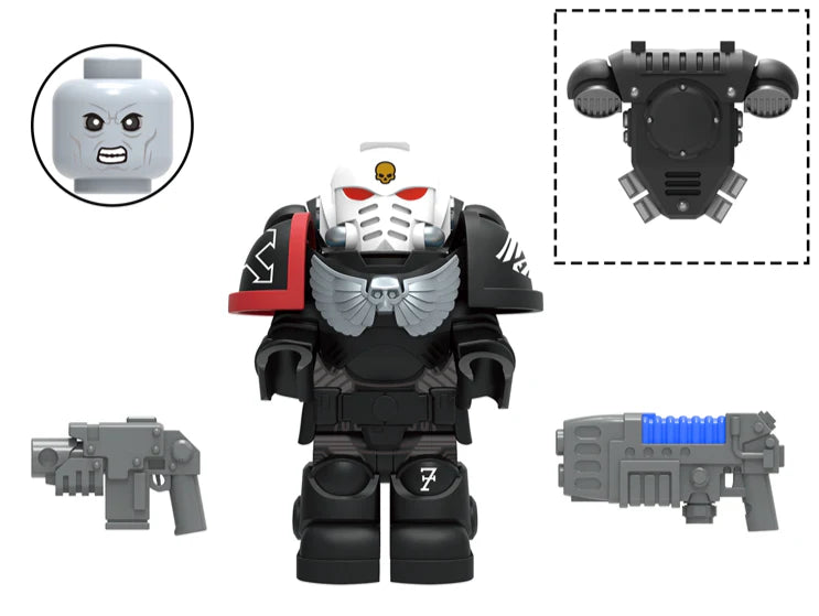 Raven Guard Space Marine Warhammer 40K Minifigure