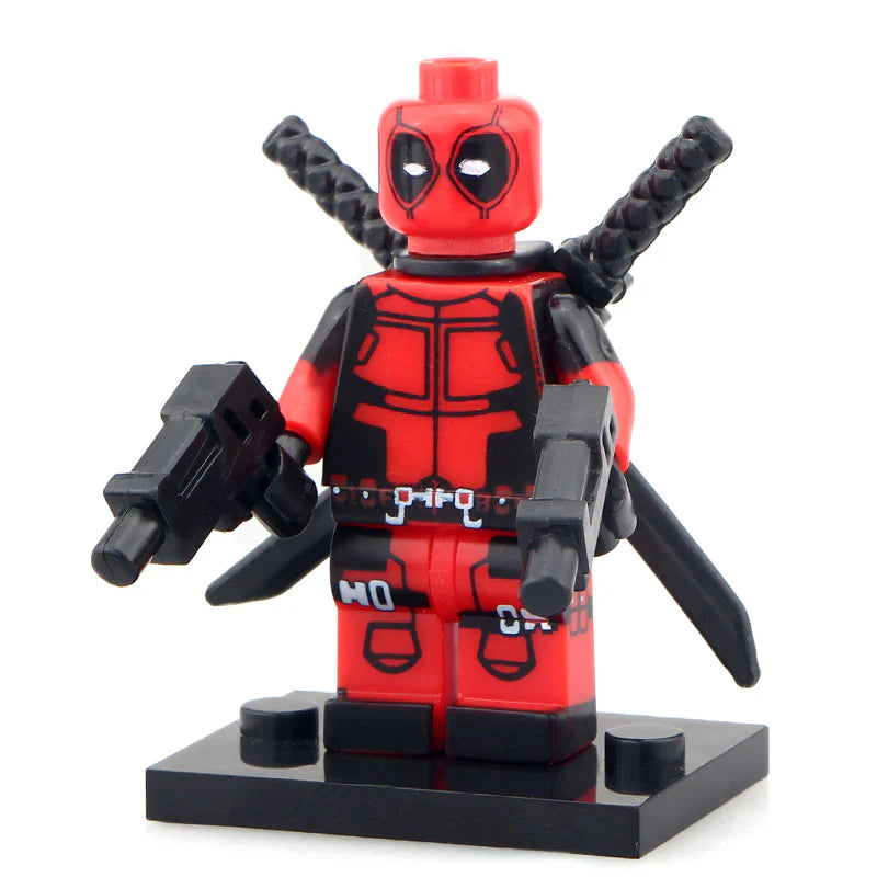 Deadpool Custom Marvel Superhero Minifigure