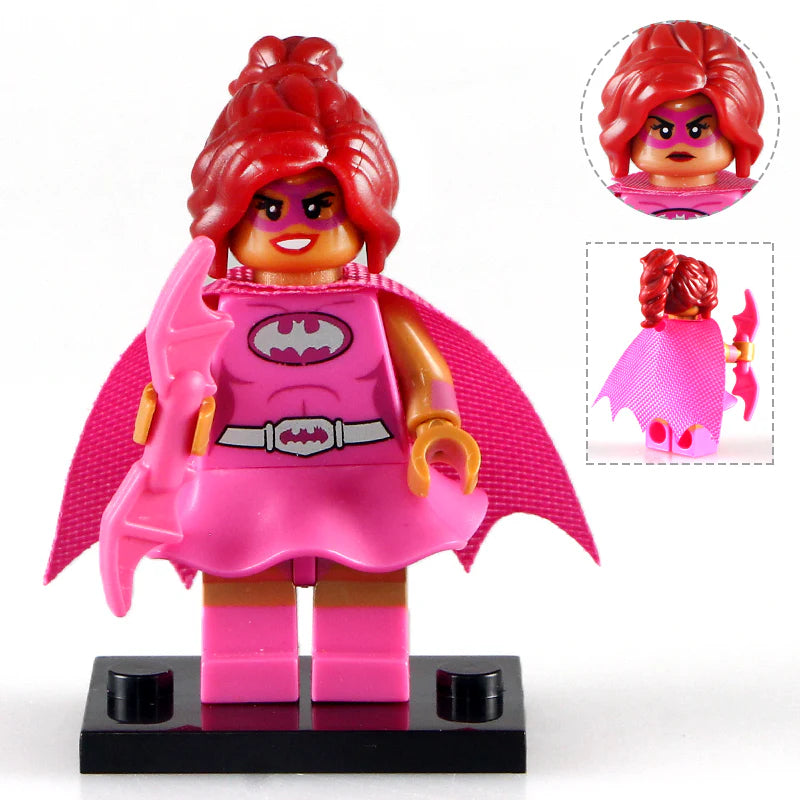 Pink Power Batgirl Custom DC Comics Superhero Minifigure