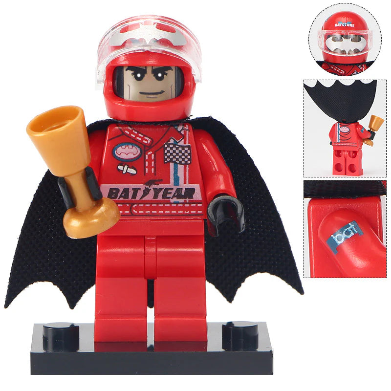 Racing Batman Custom DC Comics Superhero Minifigure