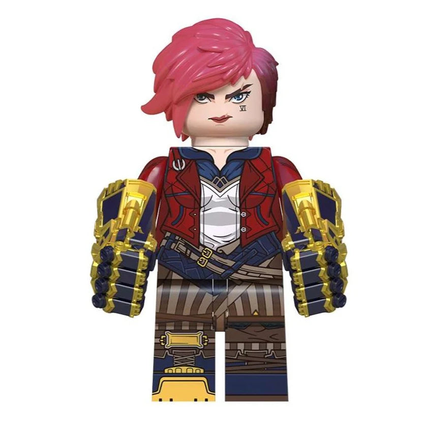 Vi League of Legends Arcane Custom Minifigure