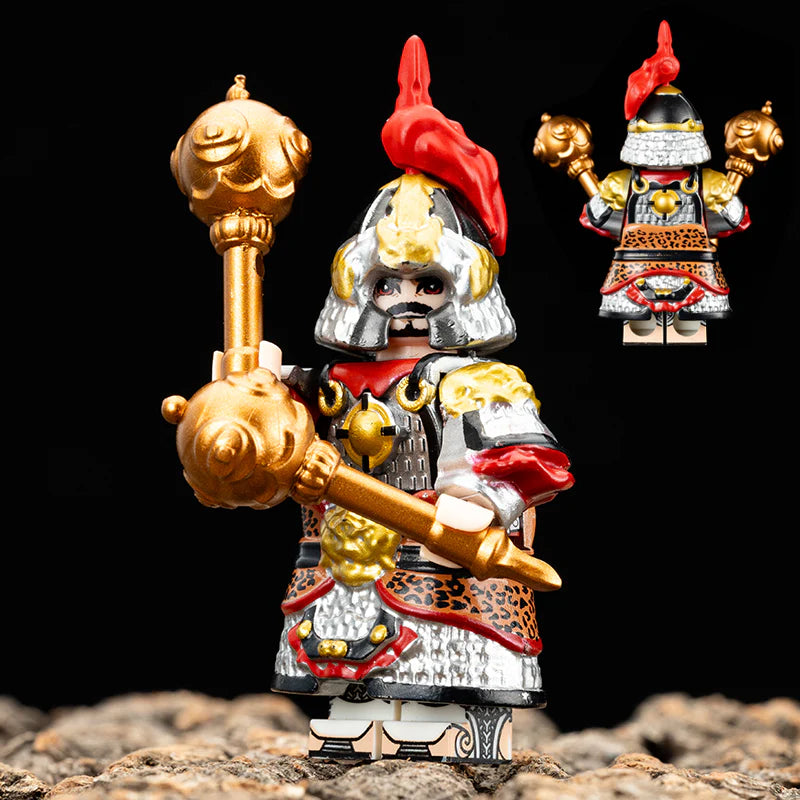 Song Dynasty Soldier Gilt Hammer Custom Minifigure