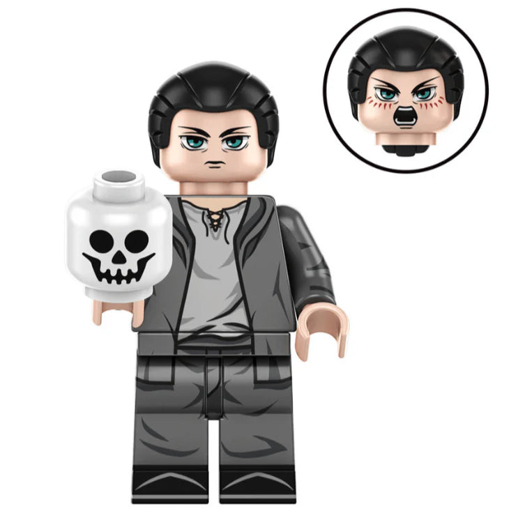 Eren Yeager From Attack on Titan Custom Anime Minifigure
