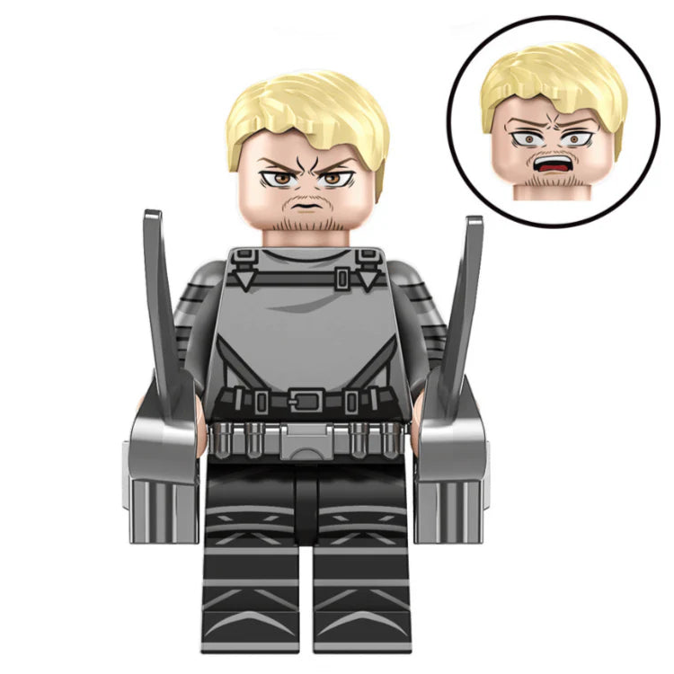 Reiner Braun From Attack on Titan Custom Anime Minifigure