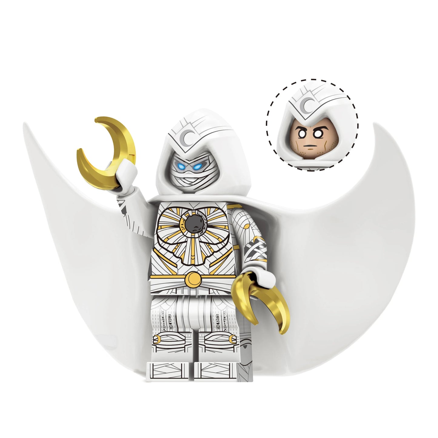 Moon Knight Custom Marvel Superhero Minifigure