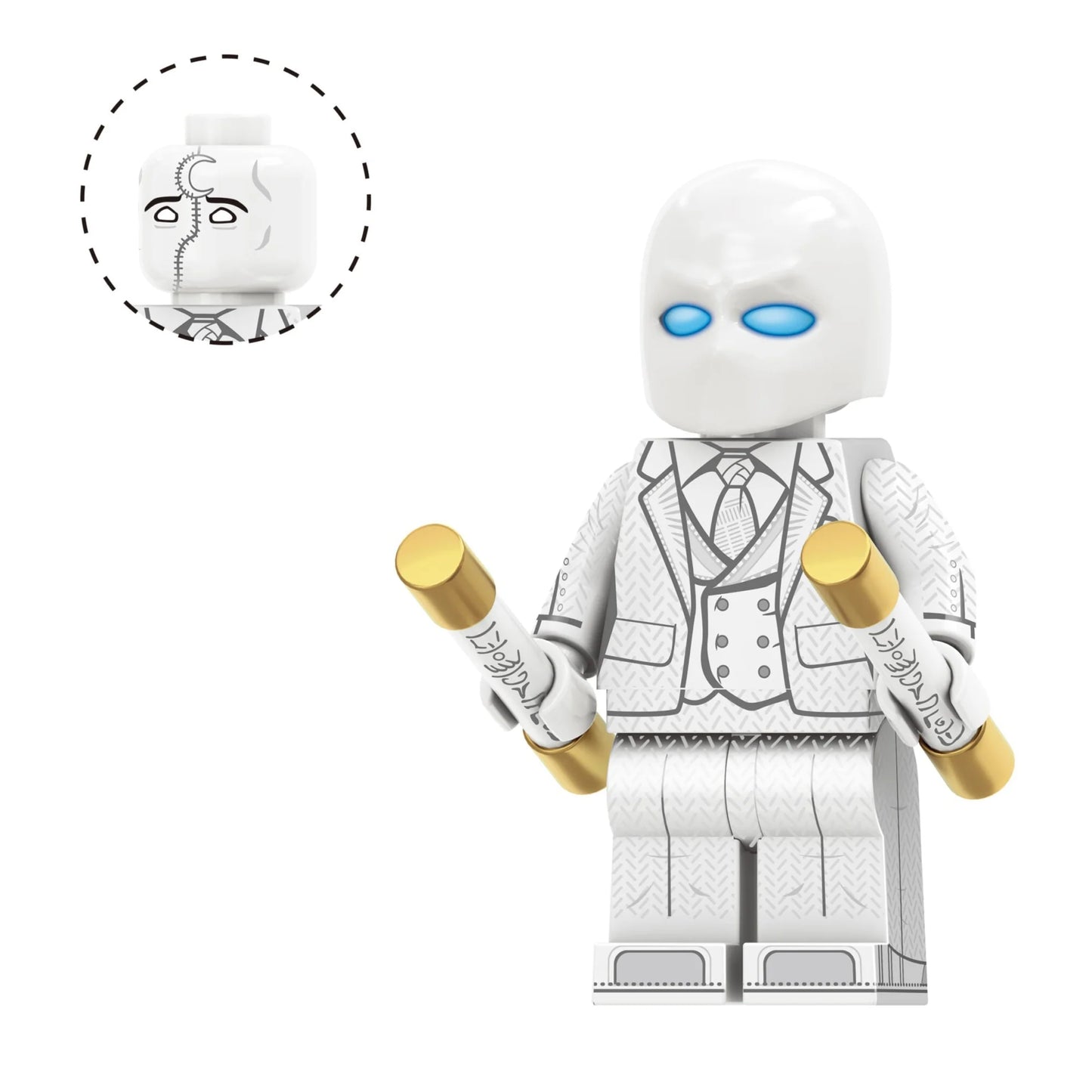 Moon Knight Custom Marvel Superhero Minifigure