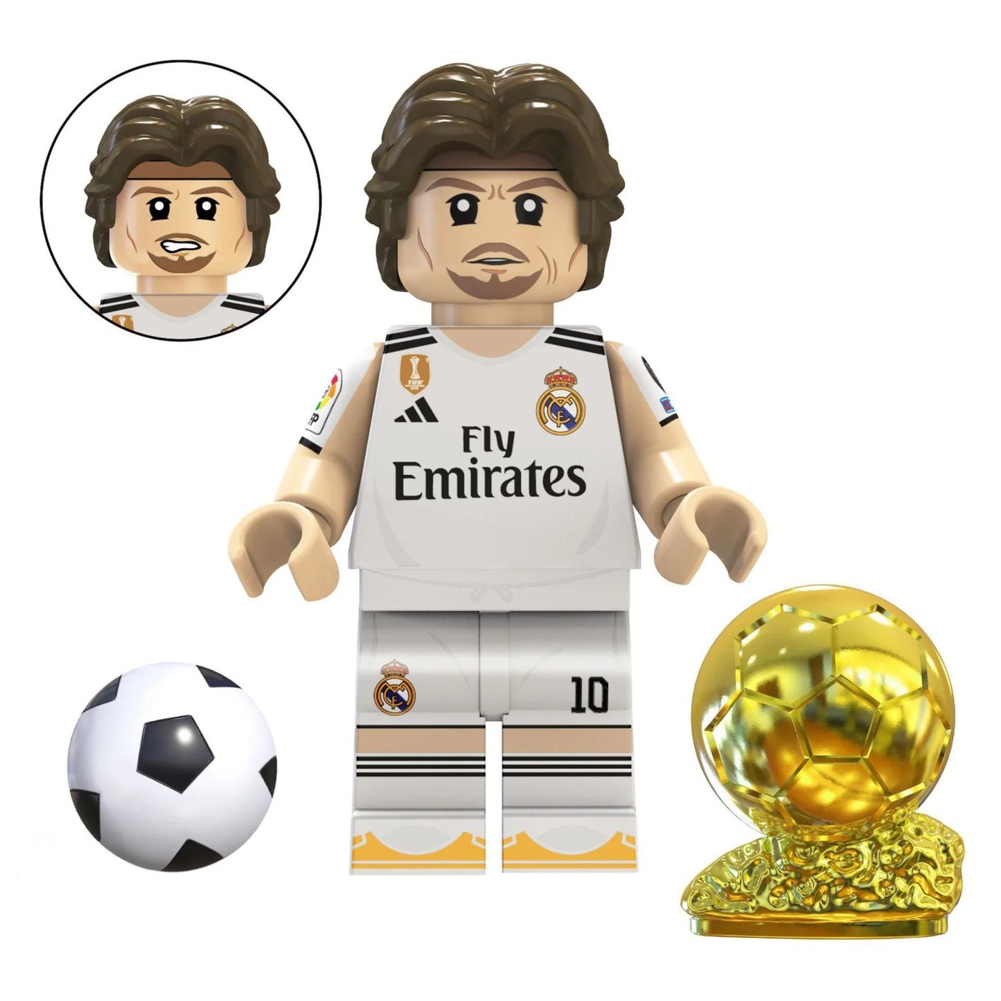 Luka Modri Custom Football Player Minifigure