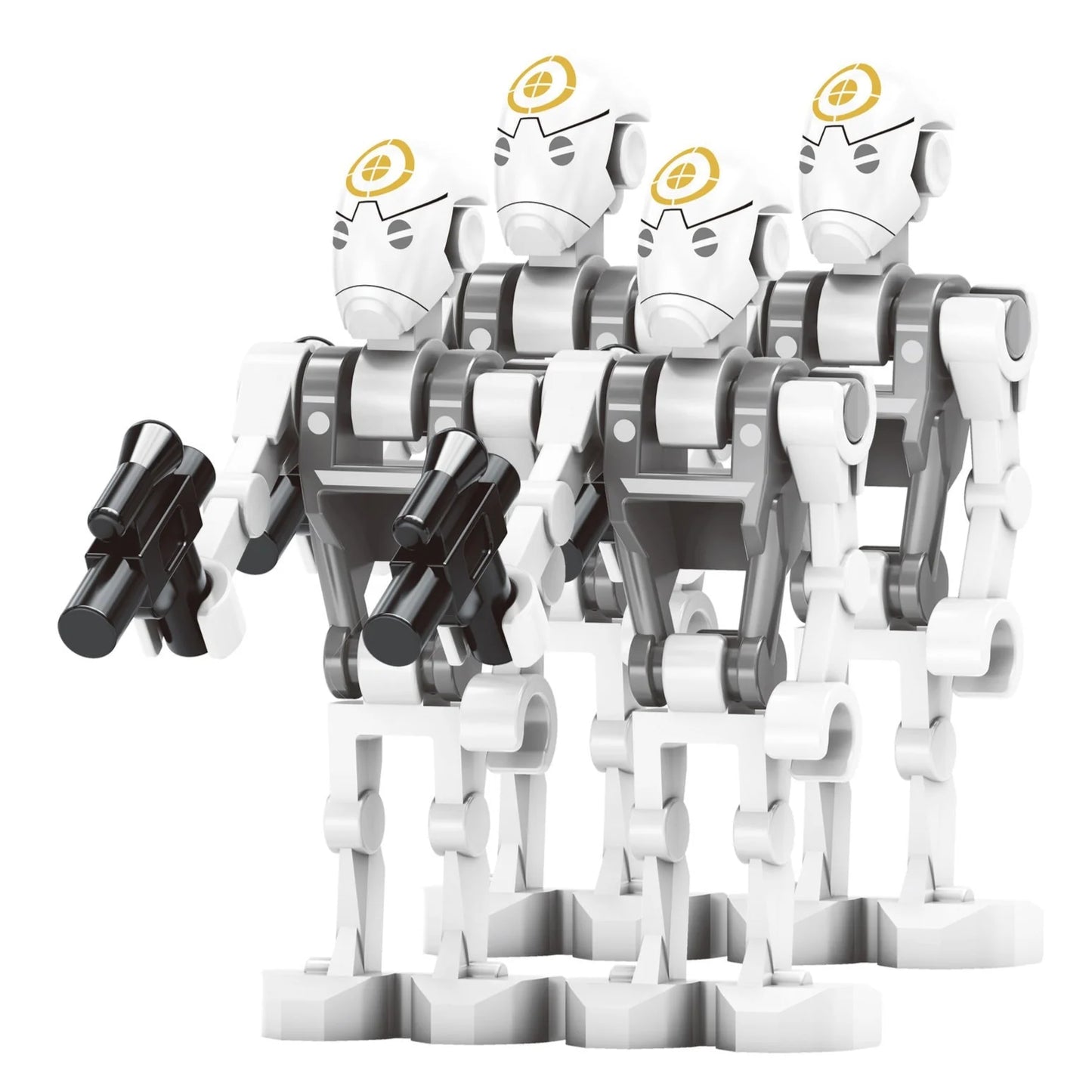 4 x Training Commando Droid custom Star Wars Minifigure