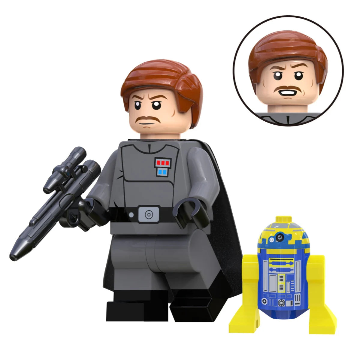 Wullf Yularen Custom Star Wars Minifigure