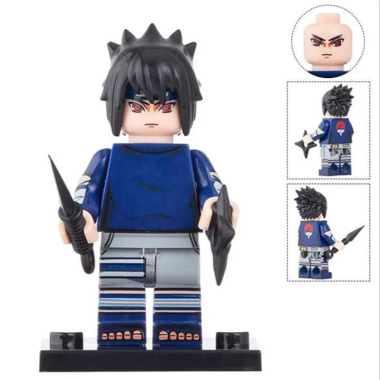 Sasuke Uchiha Custom Anime Minifigure