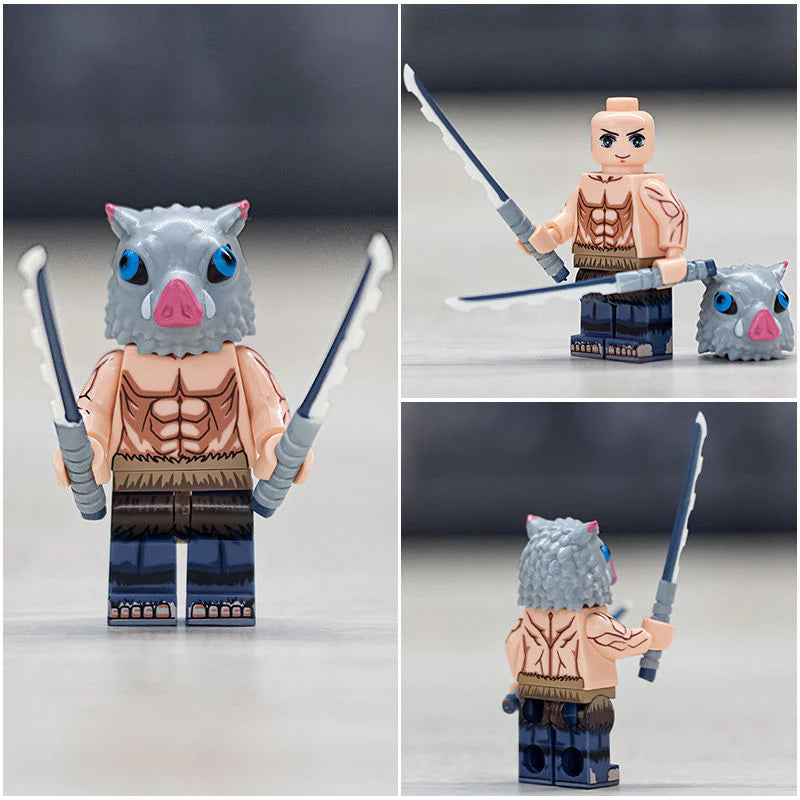 Inosuke Hashibira From Demon Slayer Custom Anime Minifigure