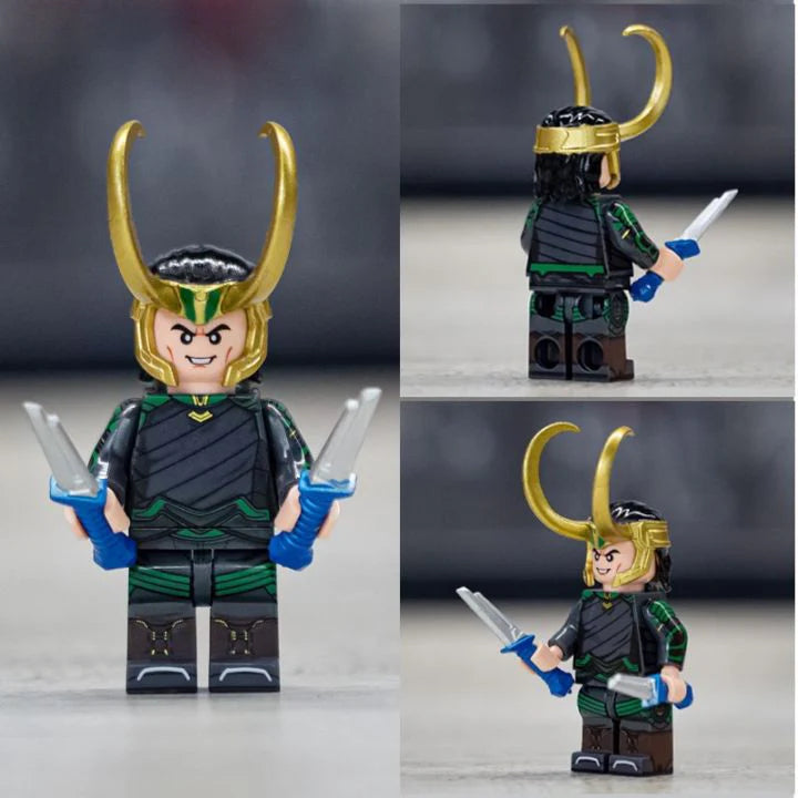 Loki (Ragnarok) Custom Marvel Superhero Minifigure